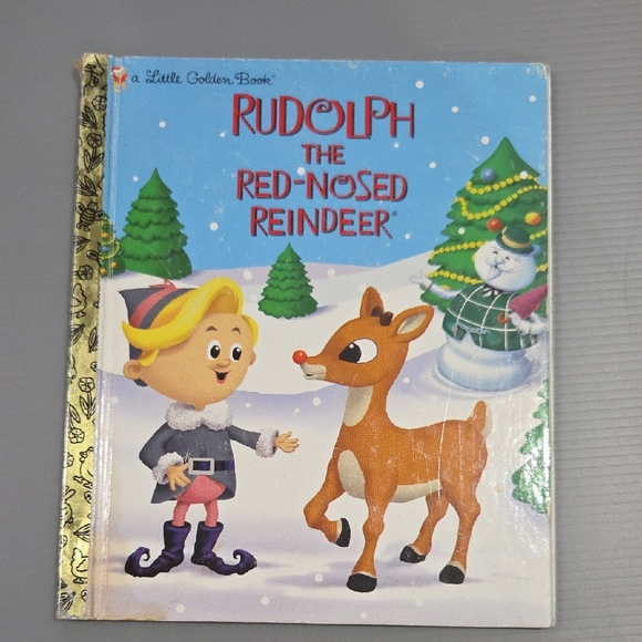 Accents | Vintage Little Golden Book Rudolph The Rednosed Reindeer ...